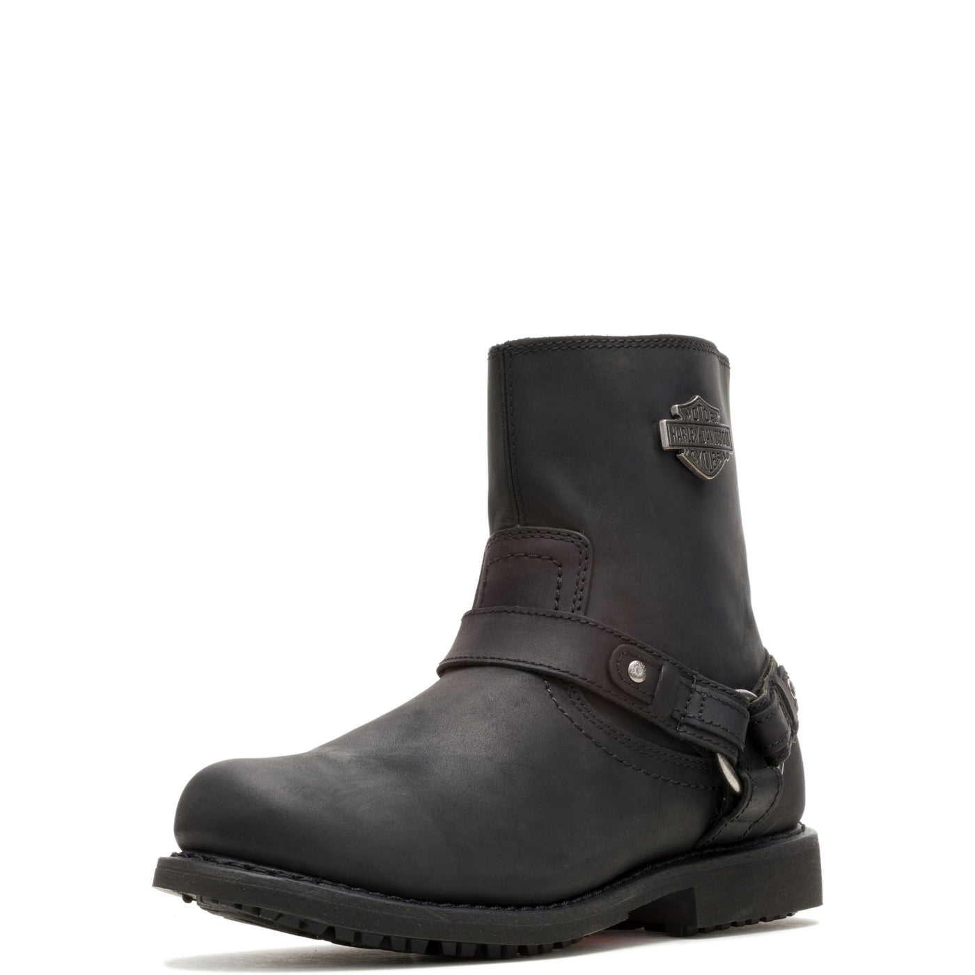 HARLEY-DAVIDSON FOOTWEAR Men's Scout Leather Motorcycle Harness Casual Boot, Black, 11.5