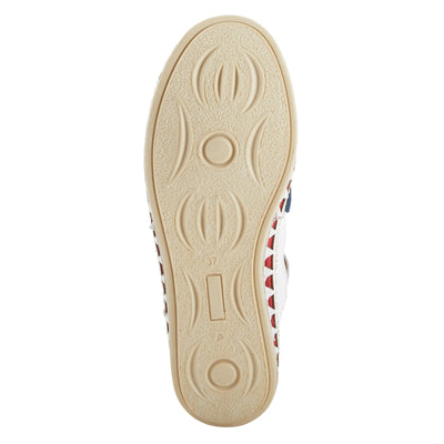 Spring Step Women's Apache Mary Jane Flat Shoe White Multi EU 37 / US 6.5-7