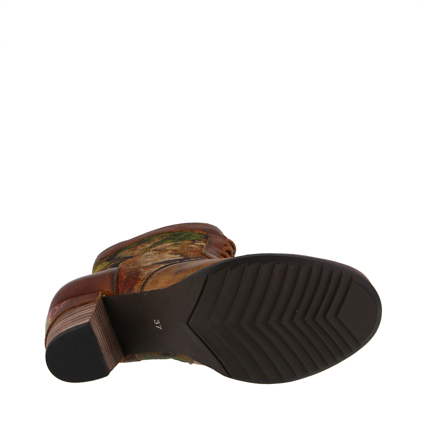 L'Artiste by Spring Step CHARMING BROWN MULTI Shoe US 5