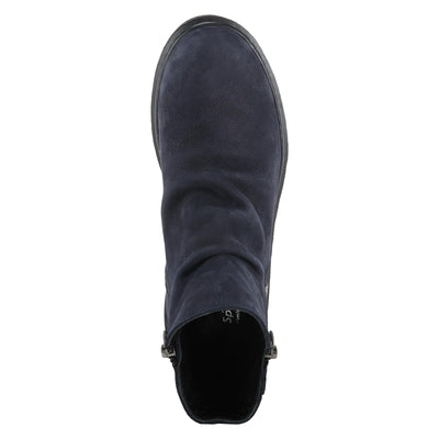 Spring Step Women's Addlyn Nubuck Leather Bootie Navy Nubuck EU 42 / US 10.5-11