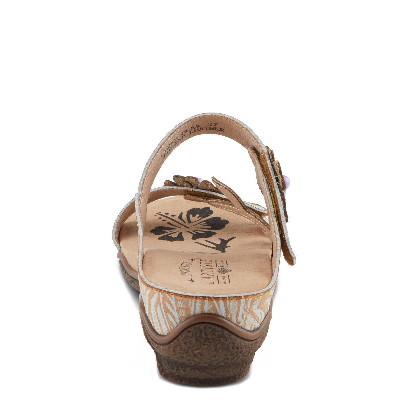 L'Artiste by Spring Step Women's Aymee Sandal, Beige Multi, 5.5-6