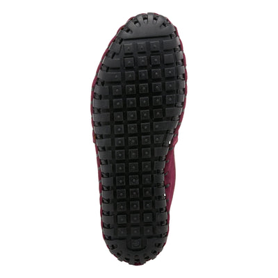 Spring Step Kathaleta Shoes for Women - Ladies Slip-On Shoes with Rubber Outsole - Comfortable Leather Shoes for Womens - Bordeaux EU 40 / US 9