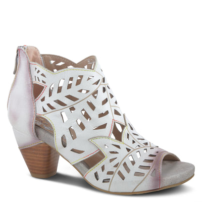 Spring Step L'Artiste Icon Sandals for Women - Ladies Casual Flats Platform Sandal - Hand Painting Summer Shoes for Womens - Off White EU 40 / US 9