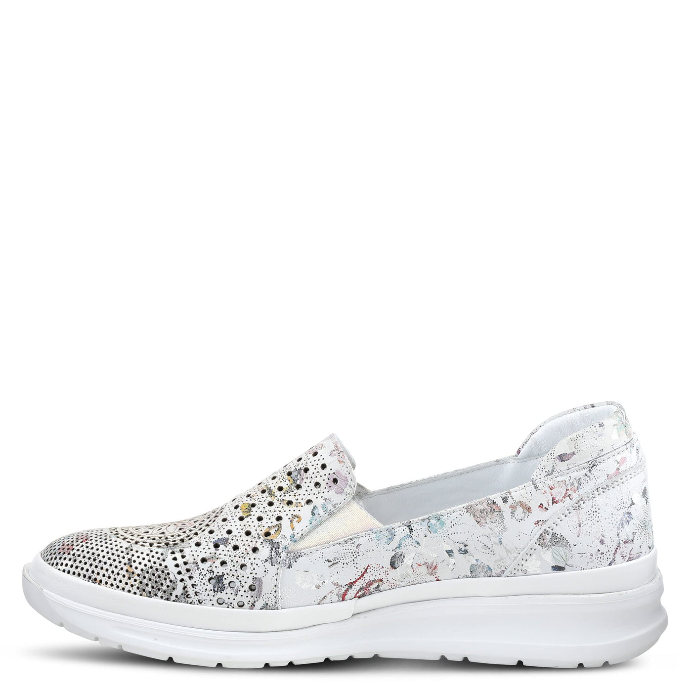 Spring Step Women's Roxy Slip-On Shoe White Multi EU 37 / US 6.5-7