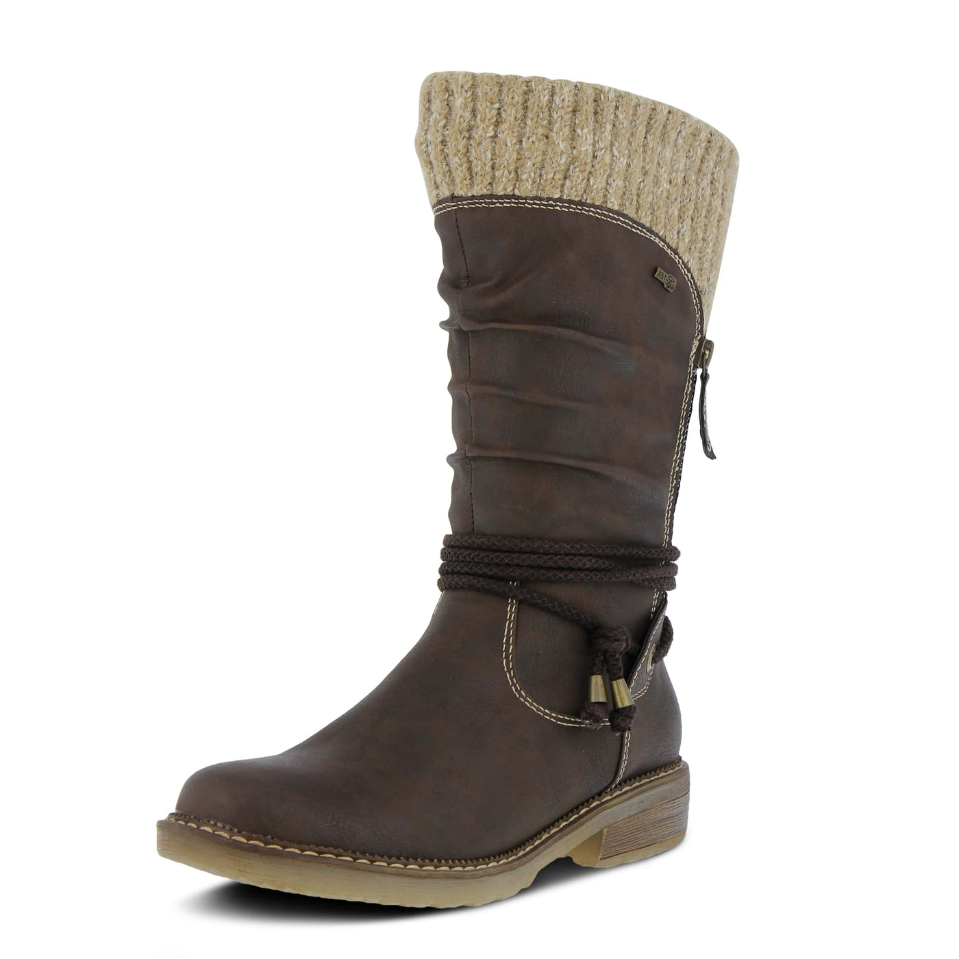 Spring Step Women's Mid Calf Boot, Dark Brown, 10.5-11
