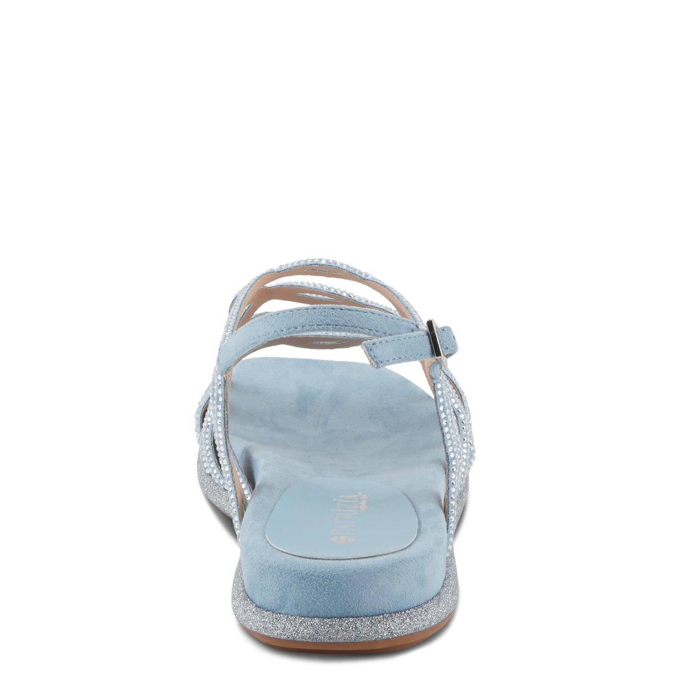 PATRIZIA Women's GLAMGLOSS Flat Sandals Light Blue EU 42 / US 10.5-11
