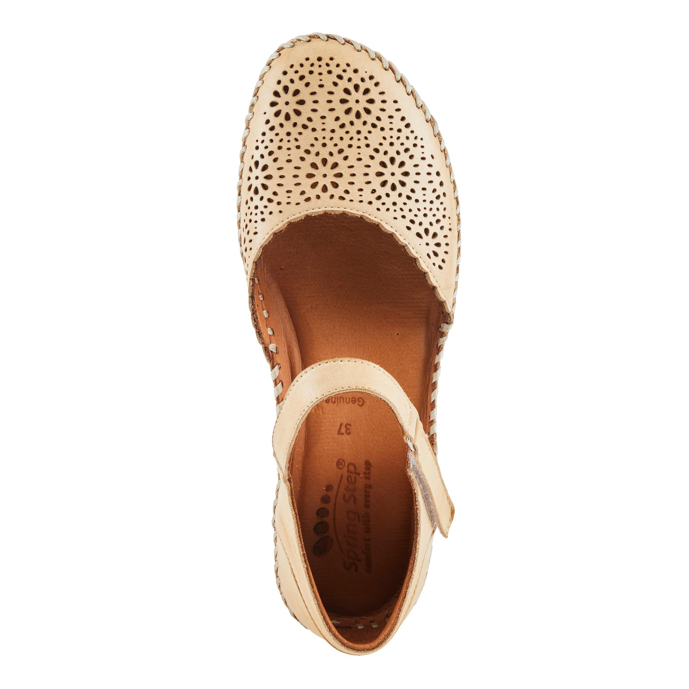 Spring Step Women's Wallania Shoes, Beige, 6.5-7