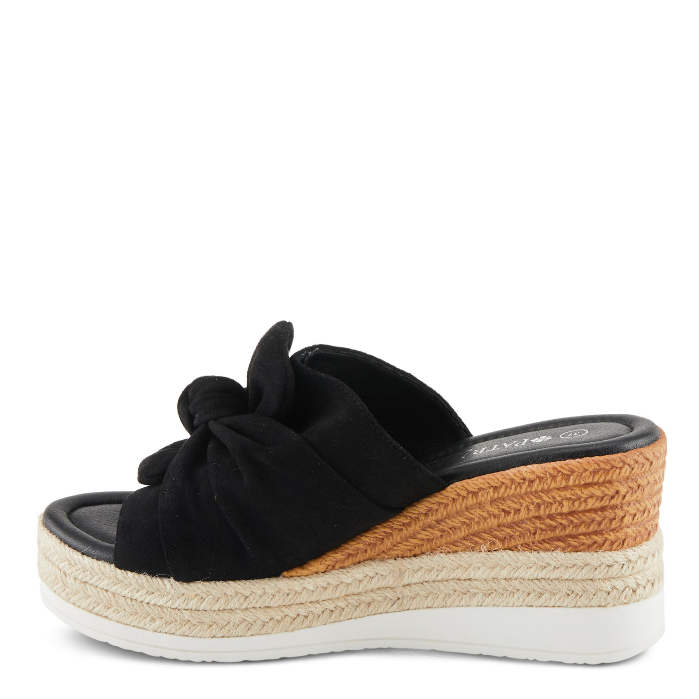 PATRIZIA Women's BELLALUCE Slide Wedge Sandals Black EU 37 / US 6.5-7