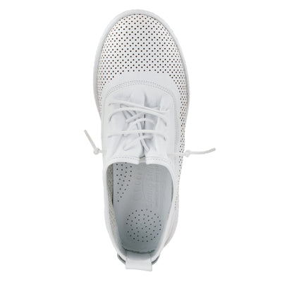 Spring Step Women's Skyharbor Sneaker, White, 10.5-11