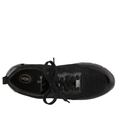 Spring Step Women's NYLLA Oxford, Black, 5.5-6