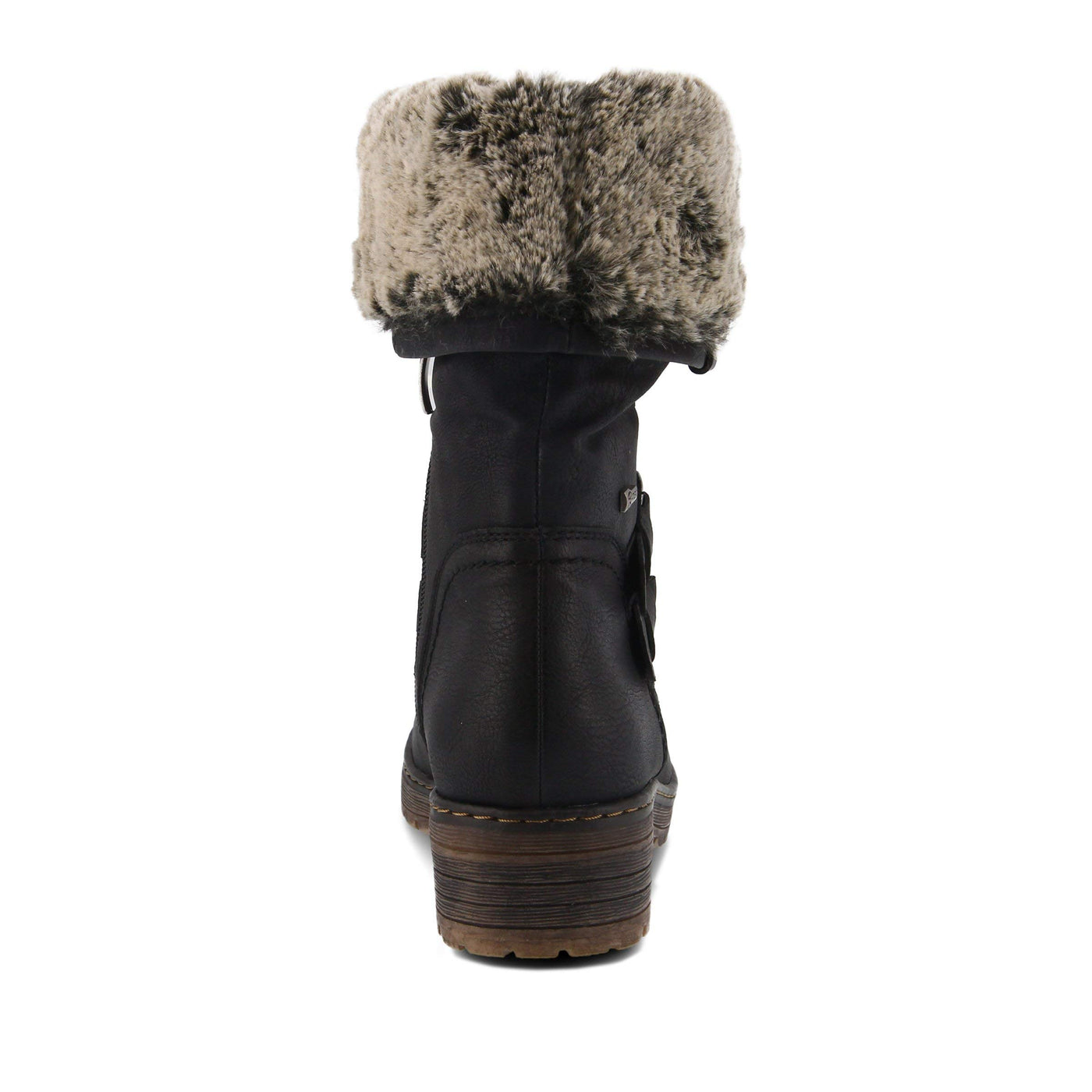 Spring Step Women's Mid Calf Boot, Black, 6.5-7