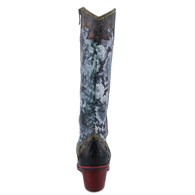 Spring Step L'Artiste Women's Rodeo Boot Black Multi EU 41 / US 9.5-10