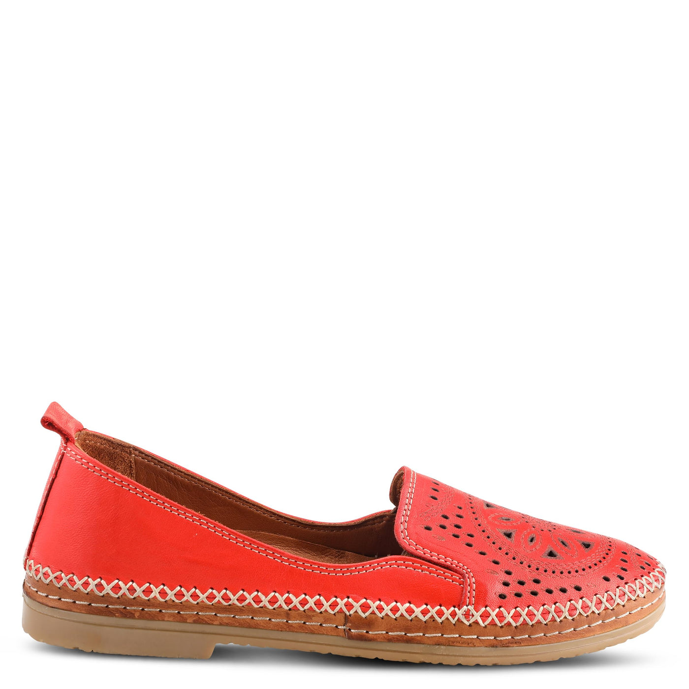 Spring Step Women's Ingrid Slip-On Loafer Red EU 41/9.5-10