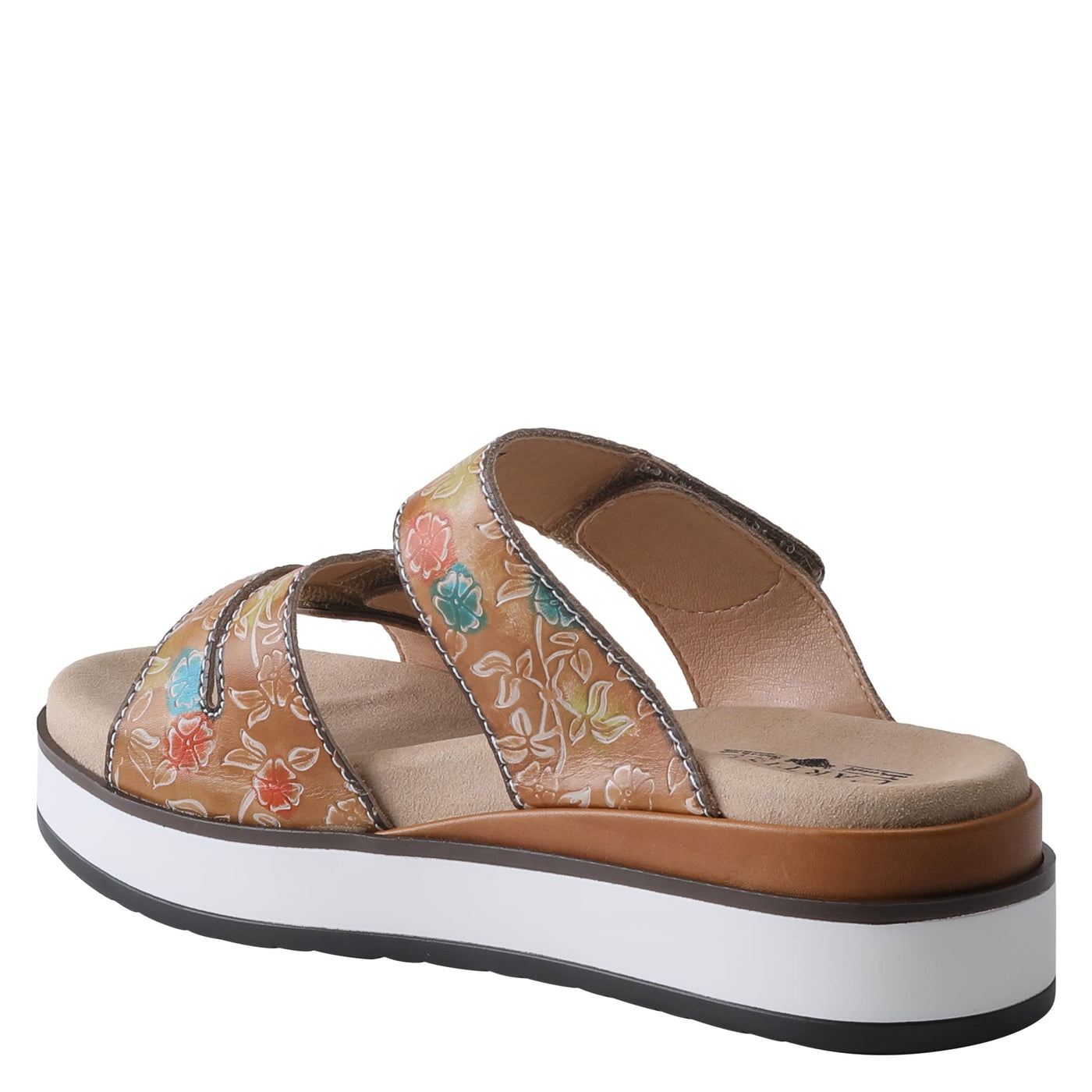 Spring Step L'Artiste Women's Dearest Slide Sandal Beige Multi EU 36 / US 5.5-6