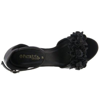 PATRIZIA Women's Tomika Sandals Black EU 38 / US 7.5-8