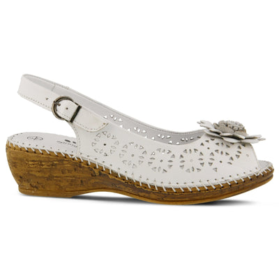 Spring Step Women's Belford Slingback Sandal White EU 35 / US 5
