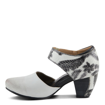 Spring Step L'Artiste Women's Toolie Mary Jane Heeled Shoe Off White Multi EU 42/10.5-11