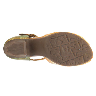 Spring Step L'Artiste Women's Posadas Mary Jane Shoe Yellow Multi EU 38 / US 7.5-8