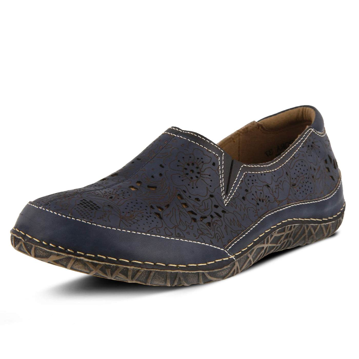 Spring Step L`Artiste Women's Libora Slip-On Shoe Navy EU 41 / US 9.5-10