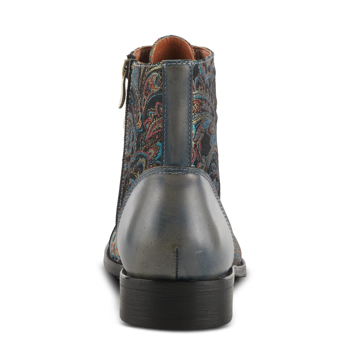 Spring Step L'Artiste Men's Berger Leather Bootie Blue Multi EU 43 / US 9.5-10