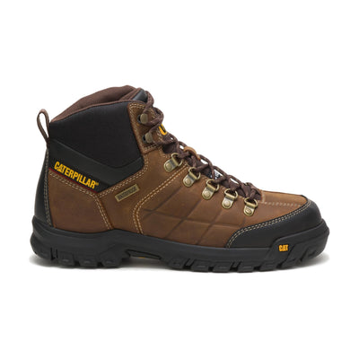 Cat Footwear Men's Threshold Waterproof Steel Toe Work Boot, Real Brown, 10 Wide