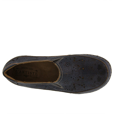 Spring Step L`Artiste Women's Libora Slip-On Shoe Navy EU 41 / US 9.5-10
