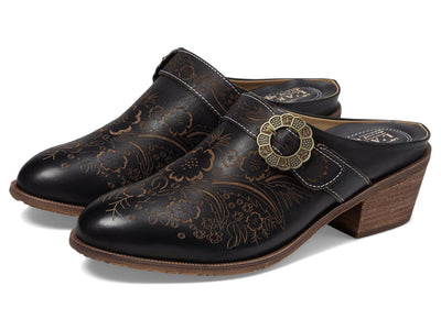 L'Artiste by Spring Step Women's Zoozi Mule, Black, 9