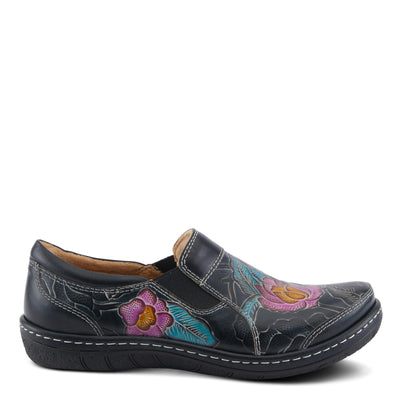 L'Artiste by Spring Step Women's Annawan Loafer Flat, Black Multi, 10