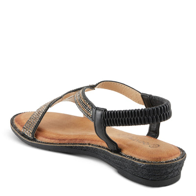 PATRIZIA Women's INVITE Flat Sandals Black EU 39 / US 8.5