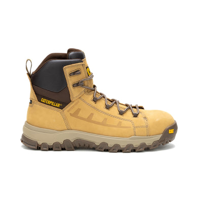Cat Footwear Men's Work Construction Boot, Honey Reset, 7.5 Wide