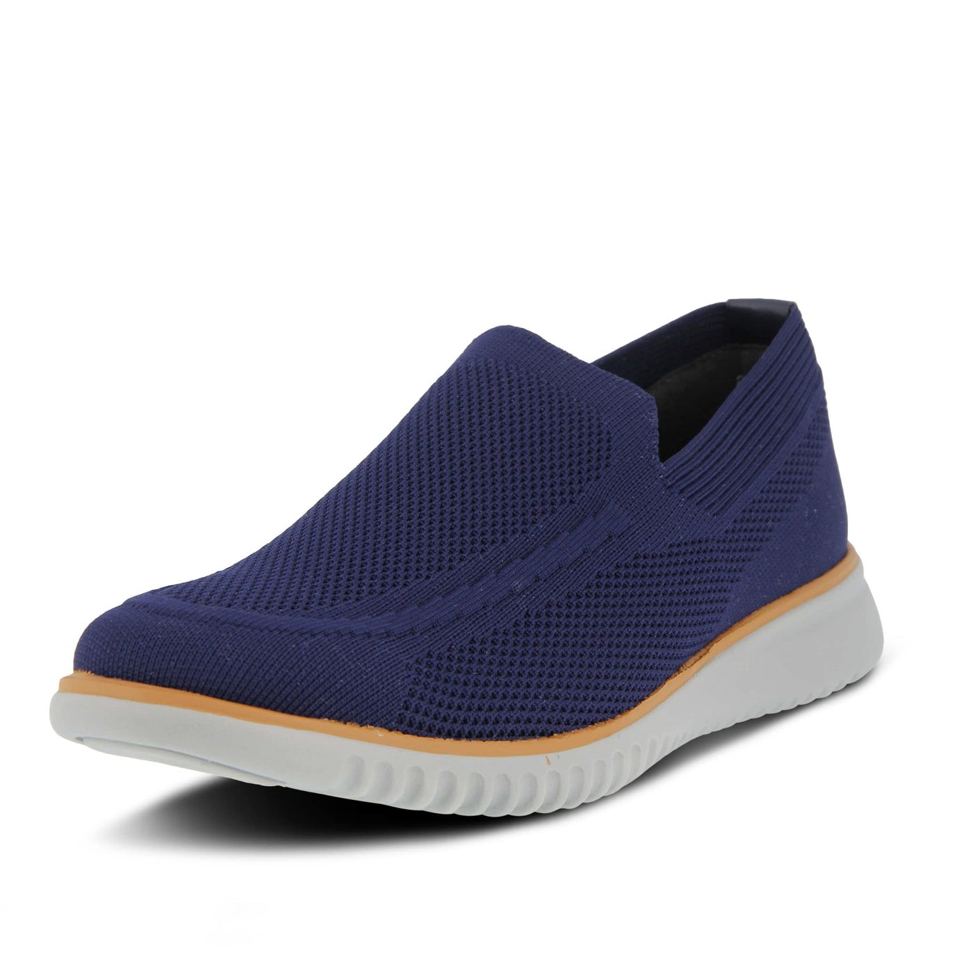 Spring Step Anders Mens Slip-On Shoes - Comfortable Loafer Shoes with Full Length Insole - Lightweight Casual Loafers for Men - Navy EU 44 / US 10.5-11