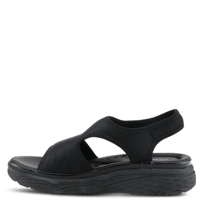 Flexus Women's Marshmello Slingback Sandal Black EU 40 / US 9