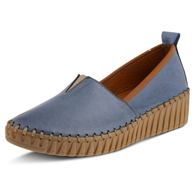 Spring Step Women's TISPEA Loafer Flat, Blue, 5.5-6