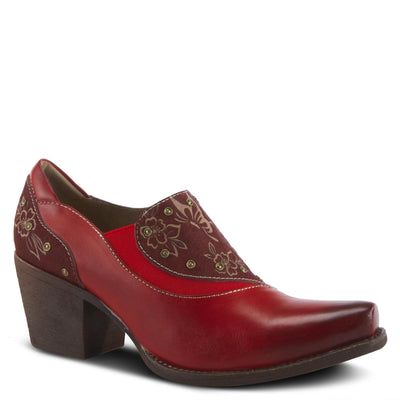 Spring Step L'Artiste Women's Empowerite Hair-On-Hide Shootie Red EU 37 / US 6.5-7