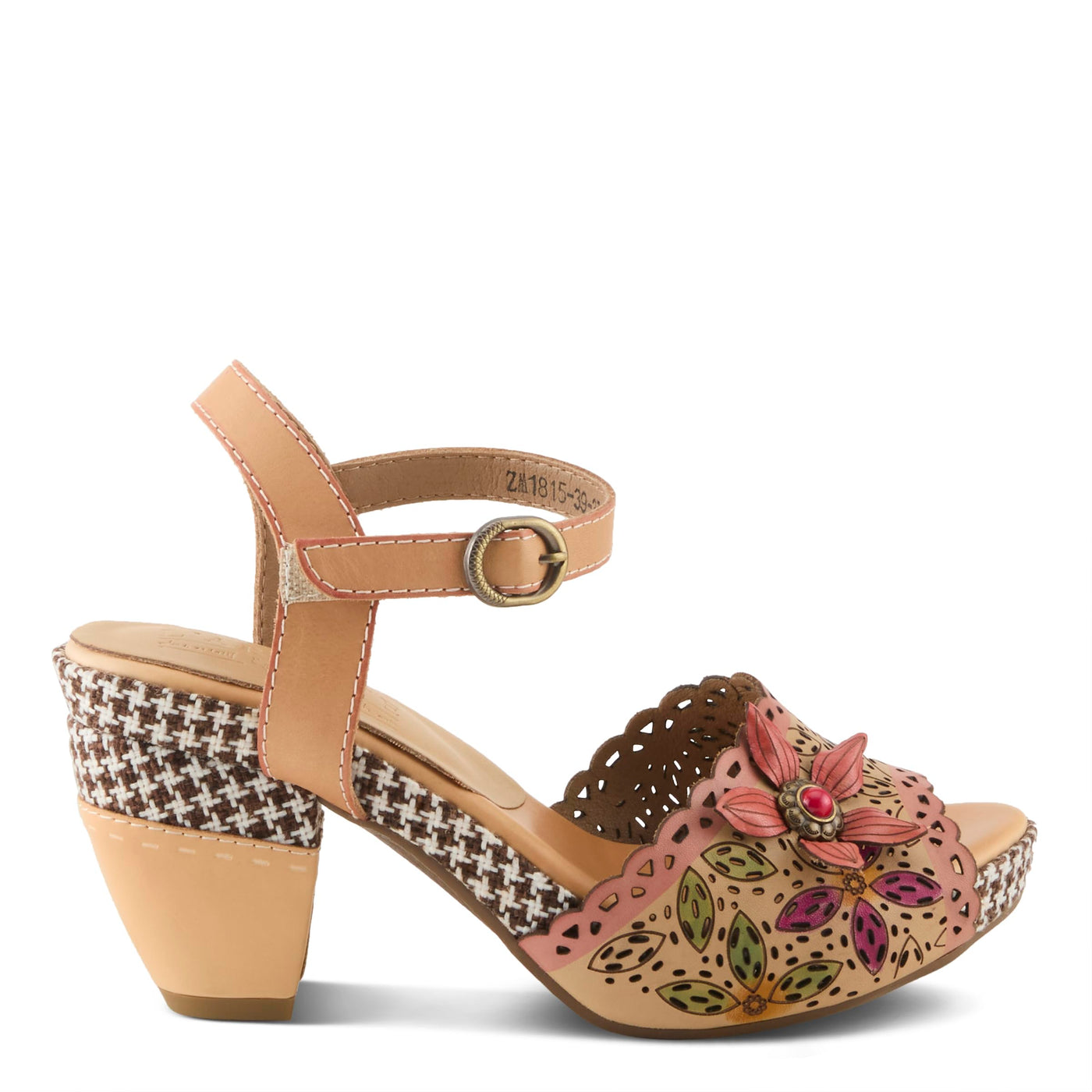 L'Artiste by Spring Step Women's Miabella Sandal, Beige Multi, 8.5