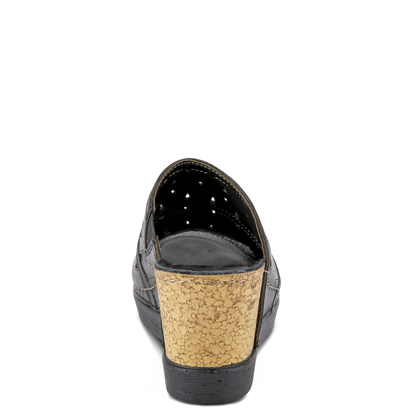 Spring Step Women's Fusawedge Wedge Sandal Black EU 37 / US 6.5-7