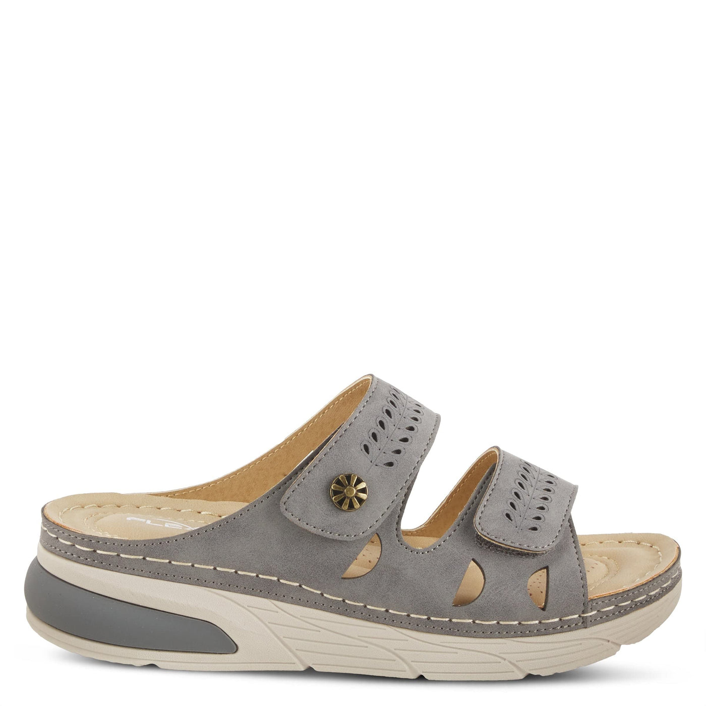 Flexus Women's Drifter Slide Sandal Tan EU 40 / US 9