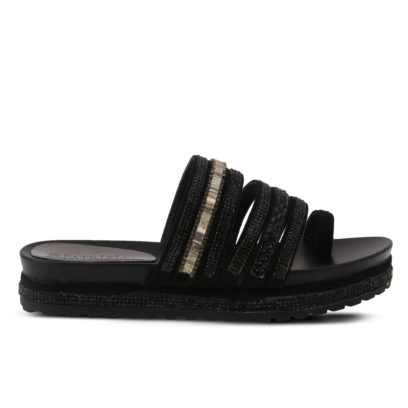 PATRIZIA Women's Bugmadi Sandals Black EU 38 / US 7.5-8