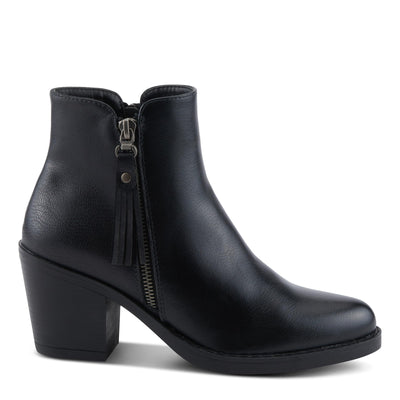 PATRIZIA Women's ALRK Heeled Booties with Fringe Tassels, Zipper Closure, and Western-Inspired Design Black EU 41 / US 9.5-10