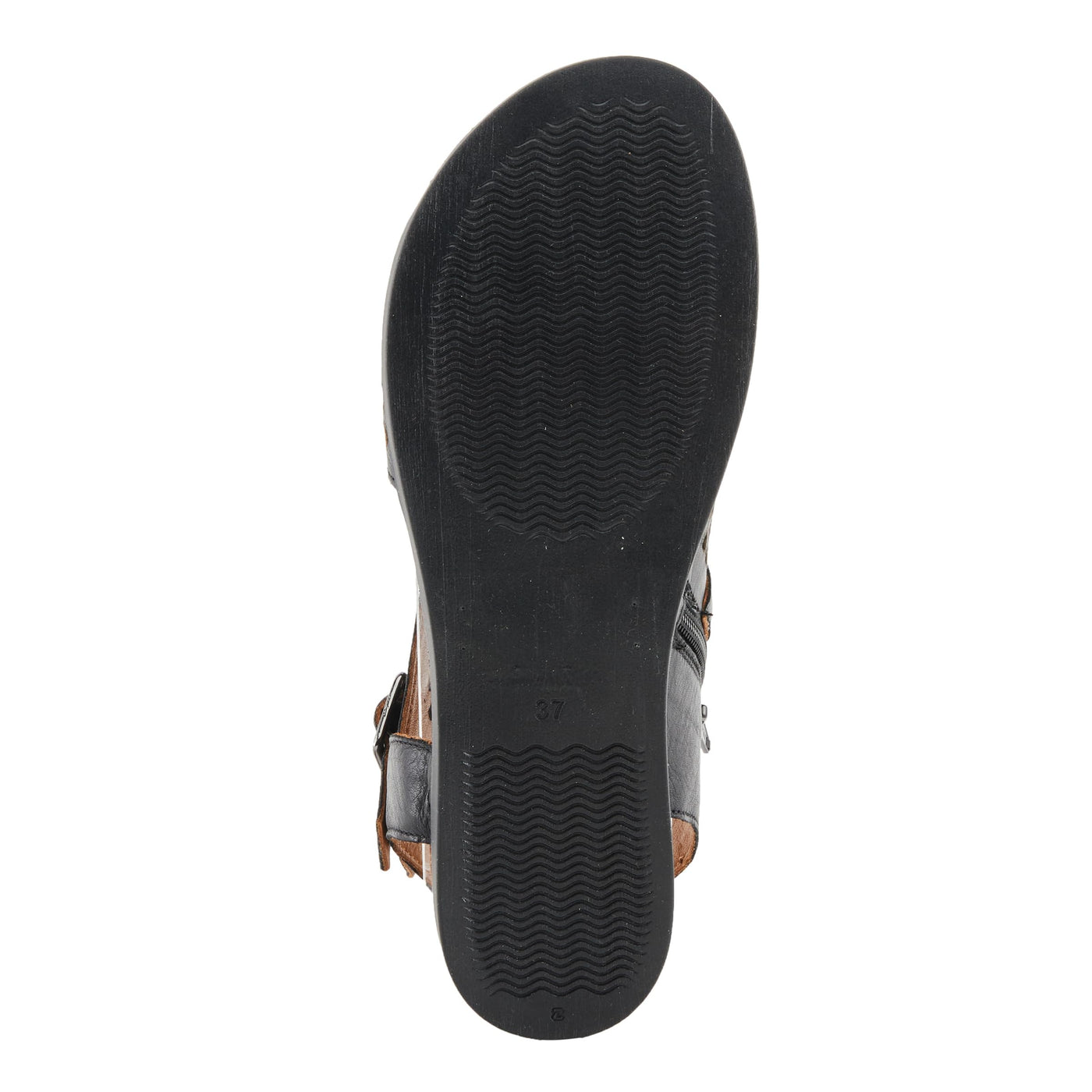 Spring Step Women's Covington Sandal, Black, 6.5