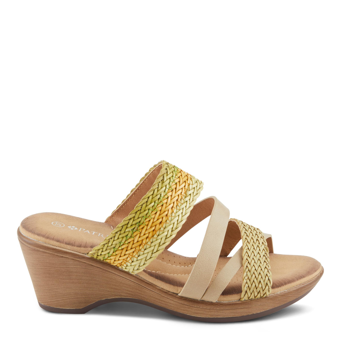 PATRIZIA Women's MAHINA Cross-Strapped Wedge Sandals Light Green Multi EU 40 / US 9