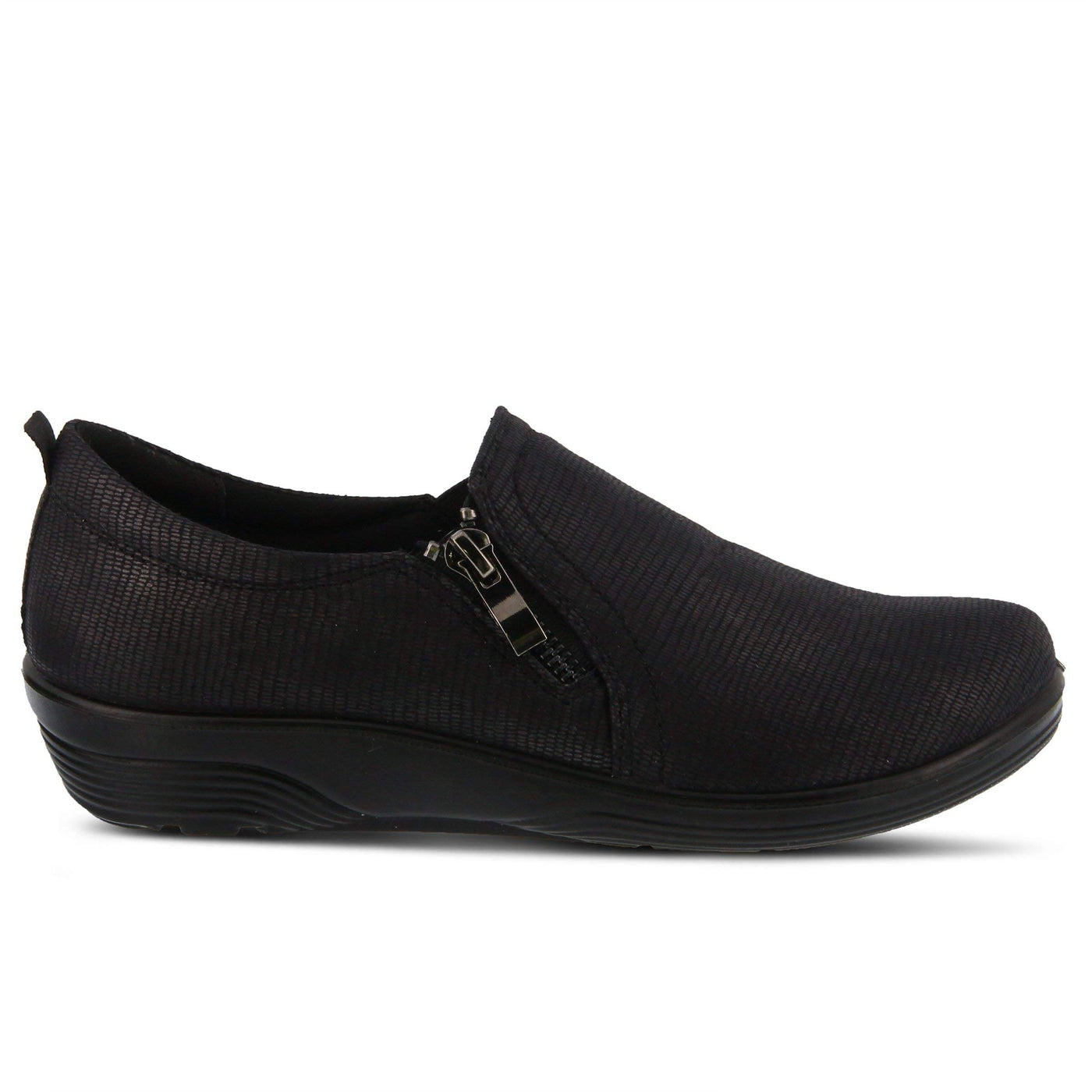 Flexus by Spring Step Women's MANDIELLA Loafer Flat, Black, 5.5-6