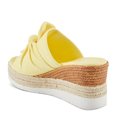 PATRIZIA Women's BELLALUCE Slide Wedge Sandals Yellow EU 38 / US 7.5-8