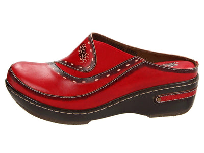 Spring Step L'Artiste Women's Chino Leather Loafer Red EU 42 / US 10.5-11