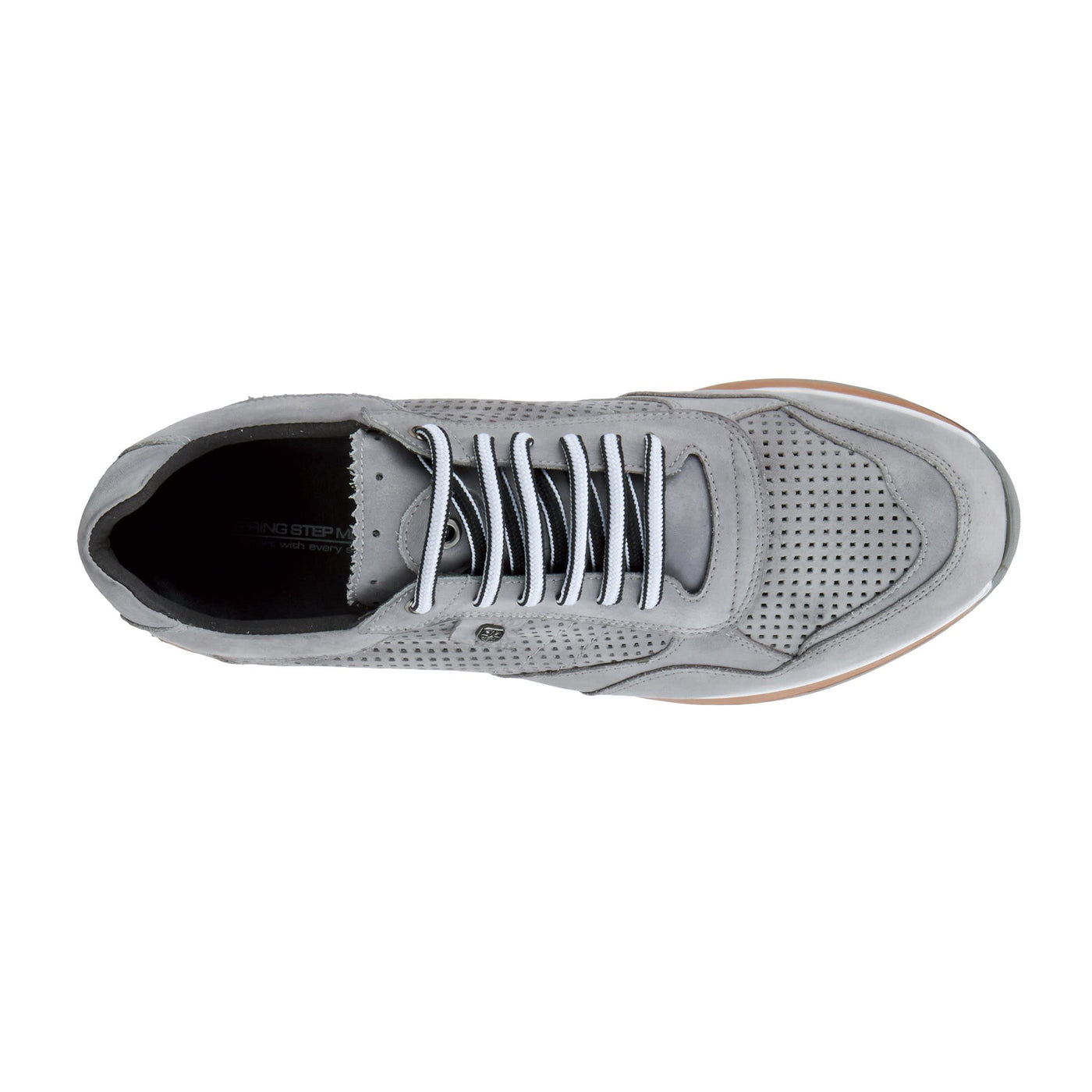 Spring Step Men's Vitale Lace-Up Shoe Light Grey EU 42 / US 9