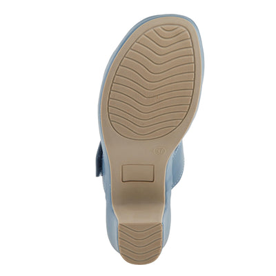 PATRIZIA Women's SCALAN Crystal-Adoed Slide Sandals Blue EU 40 / US 9