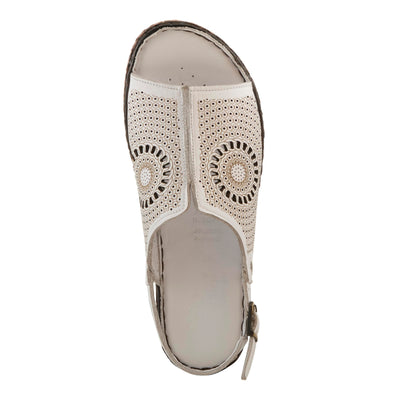 Spring Step Women's Cordero Sandal, White, 8.5