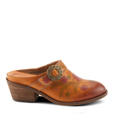 Spring Step L'Artiste Women's Zoozi Leather Mule Camel EU 37 / US 6.5-7