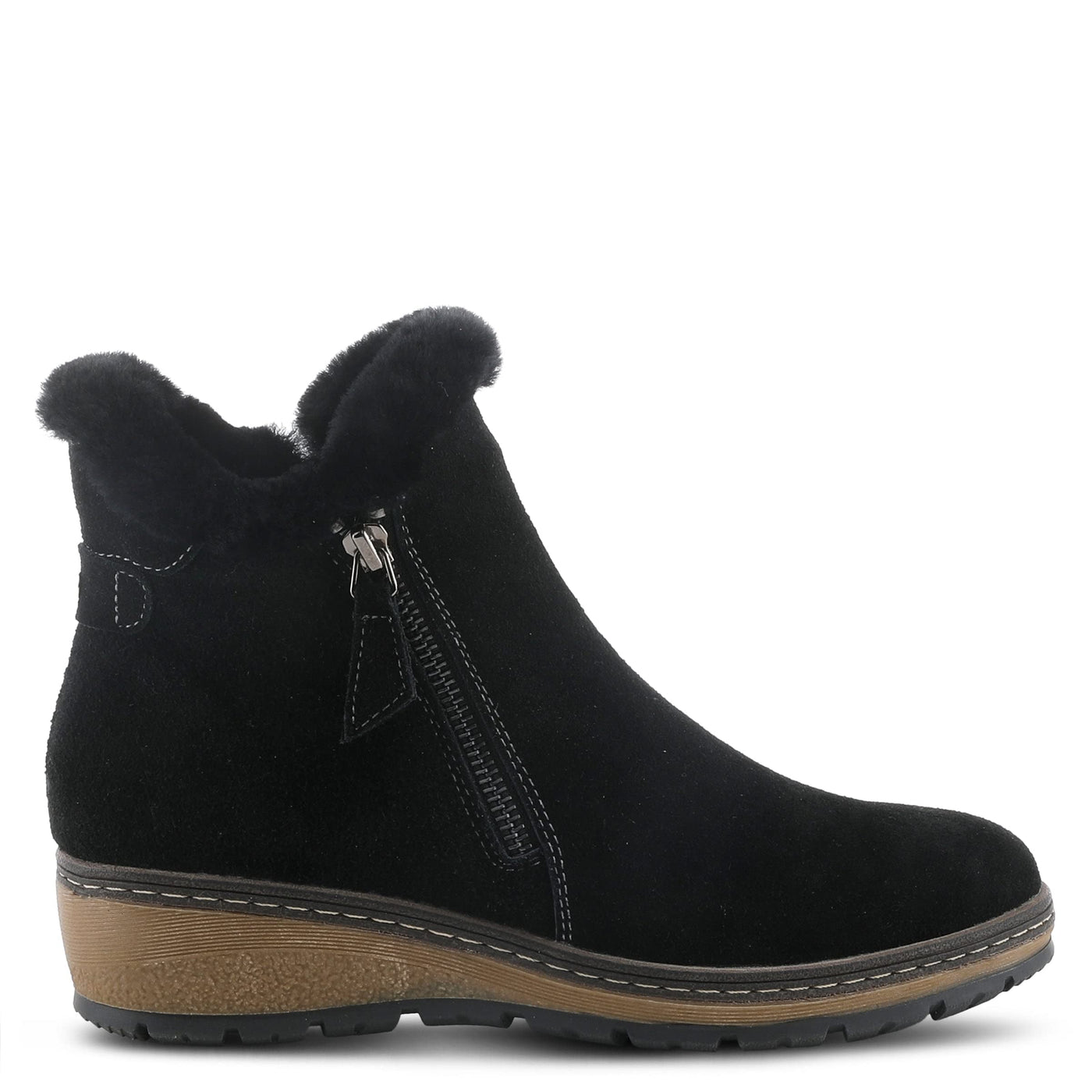 Spring Step Women's Republic Boots Black Suede EU 38 / US 7.5-8