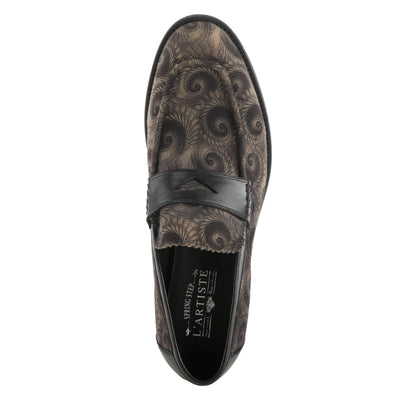 Spring Step L'Artiste Men's Lennon Leather Loafer Black Multi EU 44 / US 10.5-11